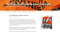 Desktop Screenshot of partidohumanista.pt